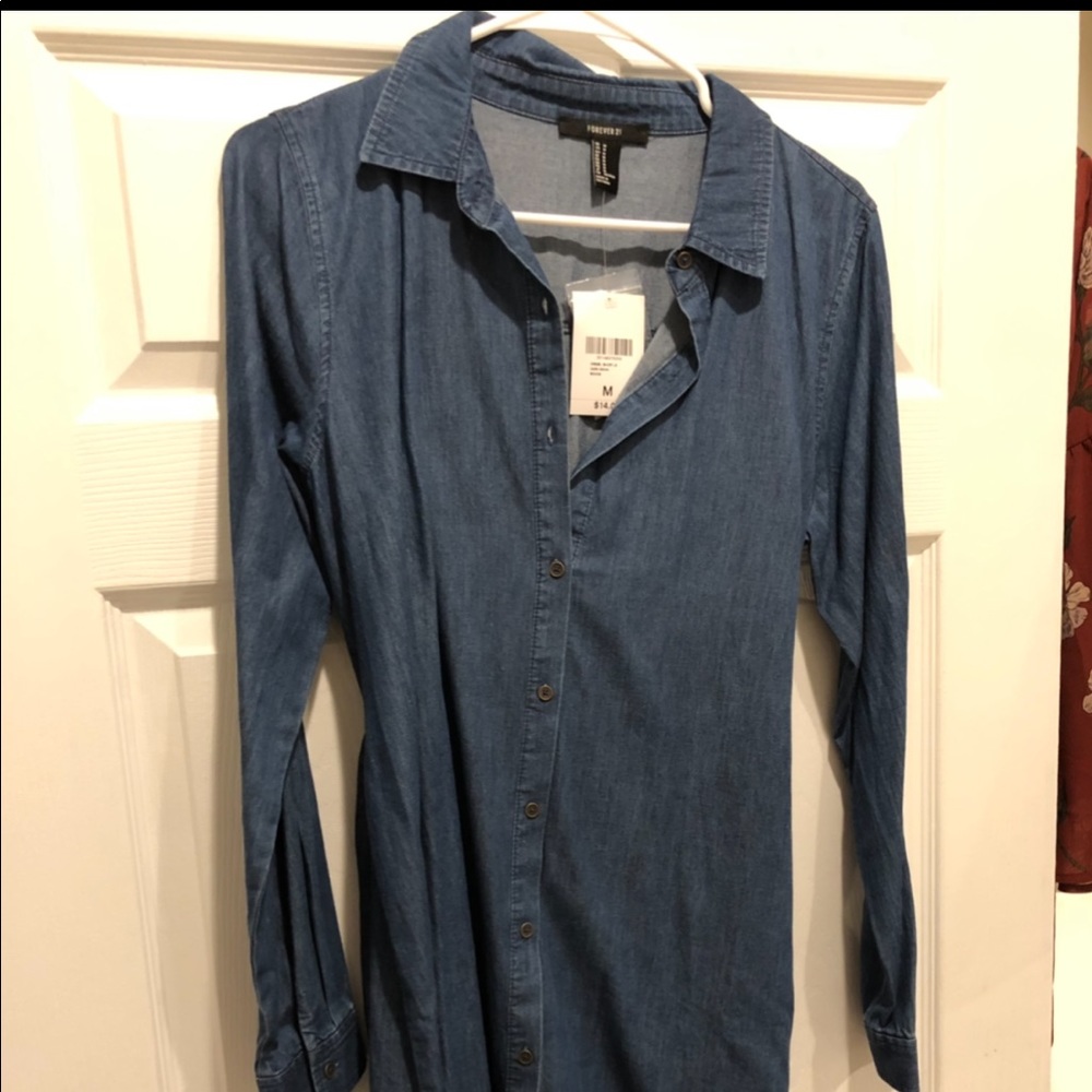 Brand new forever 21 denim dress